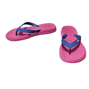Nike Solay Thong Flip Flop Sandals Casuals Pink Blue Women's Size 11